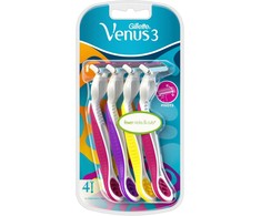 Vienkartiniai skustuvai moterims Gillette Simply Venus 3 Plus 4 vnt