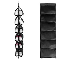 Batų dėklas spintai pakabinamas 115x32 cm juodas