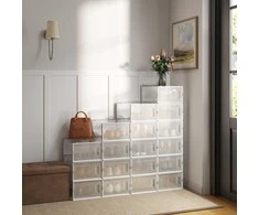 Batų dėžės SONGMICS, 18 vnt., 33,5x23,2x14,3 cm