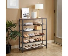 Songmics Batų lentyna 100 × 30 × 110 cm