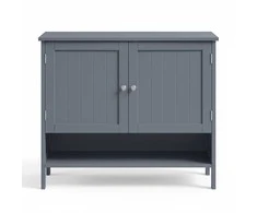 Songmics Batų spintelė MDF 35x80x70 cm pilka