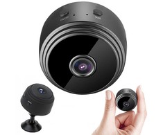 Belaidė mini šnipinėjimo kamera su WiFi ir Full HD