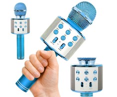 Ausinės Belaidis karaoke mikrofonas su garsiakalbiu ir Bluetooth funkcija