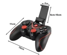 Belaidis žaidimų pultelis telefonui su USB ir Bluetooth jungtimi