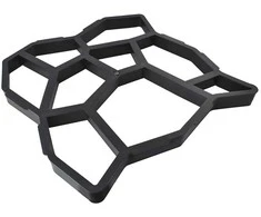 Mold for stone paving stone concrete cat's head