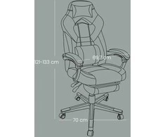 Songmics Biuro kėdė 72,4 x 69,7 x 118–128 cm