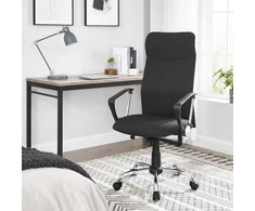 Biuro kėdė SONGMICS juoda 63 x 63 x (110-120) cm