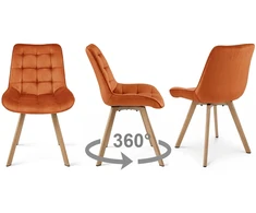 Leobert Biuro kėdė su 360° sukama sėdyne 53 × 59 × 86 cm, 1 vnt.
