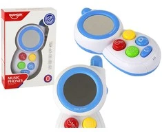 Lean Toys Interaktyvus žaislinis telefonas Mėlyna Children's
