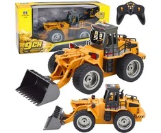 Huina Buldozeris-krautuvas 1:18