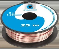 Cabletech CCA garsiakalbio kabelis 1.0 mm 25M
