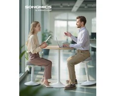 Songmics Darbo kėdė 36 × 36,5 × (48–65,5) cm