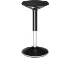 Songmics Darbo taburetė 60-85 cm juoda