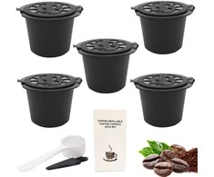 5 x daugkartinės Nespresso kavos kapsulės