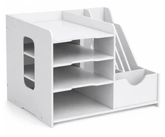 Lean Toys Dėklas dokumentams baltas