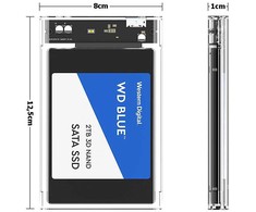 Dėklas kietajam diskui 2,5'' USB 3.0 SATA