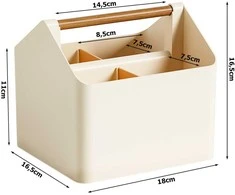 Dėklas kosmetikai ir biuro reikmenims 16,5x18x16,5 cm