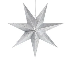 Christmas Gifts Dekoratyvinė Žvaigždė Popierinė 60 cm - Sidabrinė Ornamentas