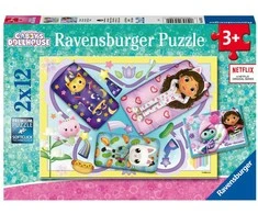 Ravensburger Gabby's Dollhouse Dėlionė 2x12 vnt.