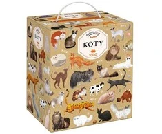 Dėlionė su katėmis, 1000 detalių, CzuCzu Puzzlove