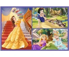 Trefl Dėlionė 2x70 vnt. - Disney princesės