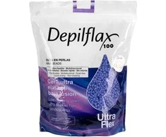 Activeshop Depilflax Ultraflex Mauve – profesionalus veganiškas depiliacinis vaškas perliukais (1kg)