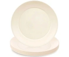 Desertinės plastikinės lėkštės 20,5 cm 6 vnt.