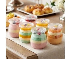 Orion Deserto dubenėliai su dangteliais 160 ml, 6 vnt.