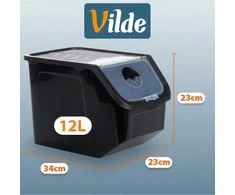 Excellent Housware Dėžutė daržovėms ir vaisiams Vilde, 12 l, 34x23x23 cm