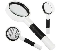 Didinamasis stiklas su 7x padidinimu, 50 mm