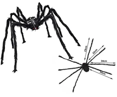 Didžiulė Helovino tarantulas dekoracija