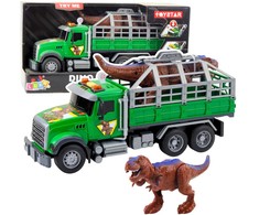 Lean Toys Dinozaurų Transportavimo Sunkvežimis su Šviesos ir Garso Efektais