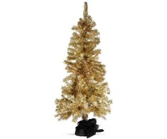 Home Styling Collection Dirbtinė eglė 120 cm Auksinė