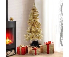 Home Styling Collection Dirbtinė eglė 120 cm Auksinė