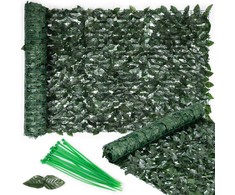 MultiGarden Tamsiai žalia dirbtinė gyvatvorė 100x300 cm
