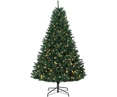Dirbtinė kalėdinė eglutė su 550 šiltai baltų LED lempučių, žalia, Ø 112 × 180 cm