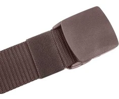Diržas su sagtimi, poliesteris, 120 cm, rudas