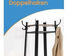 Songmics VASAGLE drabužių stovas, drabužių pakaba, drabužių spinta su 4 lentynomis