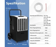 Drėgmės surinktuvas 66 l/24 val.