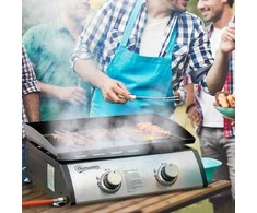 Outsunny Stalinis dujinis grilis BBQ su 2 degikliais