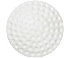 Durų rankenos apsauginis atmušiklis, 5 cm, baltas