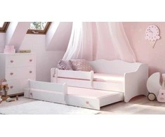 Dviejų aukštų vaikiška lova 160x80/145x80