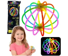 Lean Toys Dviguba švytinti apyrankė 20 cm