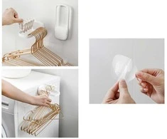 Wall bracket wall organiser double