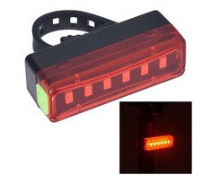 Verk Group Dviračio galinė lempa su LED apšvietimu ir USB įkrovimu