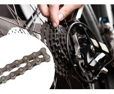 Dviračio grandinė 6/7/8 eilės 114 jungčių mtb dviračiui, patvari