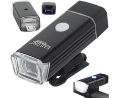 Dviračio priekinis žibintas Bailong CREE 180 Lumenų, 8x3 cm, USB įkrovimas