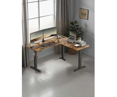 Songmics Reguliuojamo aukščio stalas 160 x 140 x 72-120cm