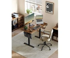 Songmics Reguliuojamo aukščio stalas 60 x 120 x (72-120) cm
