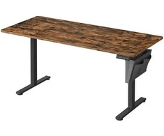 Songmics Elektrinis aukščio reguliuojamas rašomasis stalas 70 x 160 x (72-120) cm